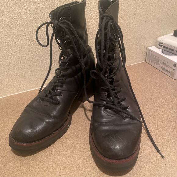 LD Tuttle Lace Up Boots Sz 37 - Picture 3 of 4